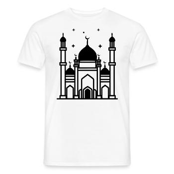 Moschee - Männer T-Shirt - Weiß - Vorne - AI Model Male 178 dark (178cm)
