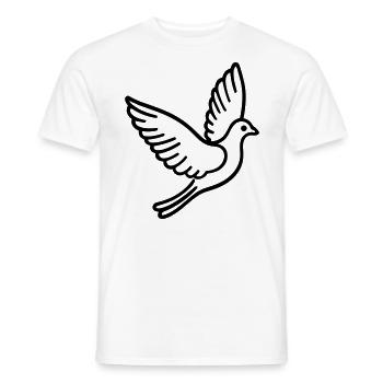 Dove - Men's T-Shirt - white - Front - AI Model Male 178 dark (178cm)