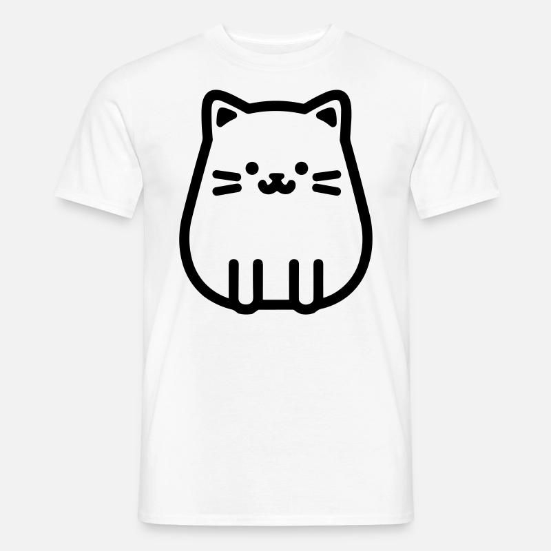 Kätzchen - Männer T-Shirt - Weiß
