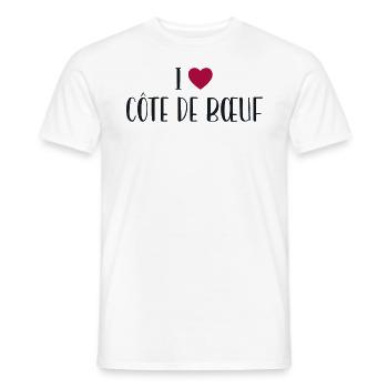 Butcher I Love Prime Rib - Men's T-Shirt - white - Front - AI Model Male 178 dark (178cm)