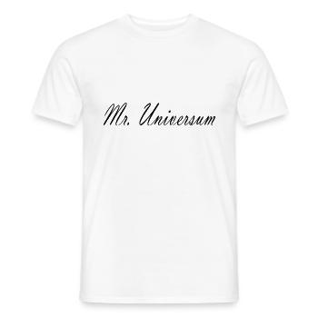 M. Univers - T-shirt homme - blanc - Devant - AI Model Male 178 dark (178cm)