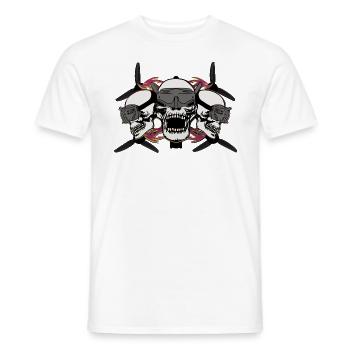 Drone Pilot - Men's T-Shirt - white - Front - AI Model Male 178 dark (178cm)
