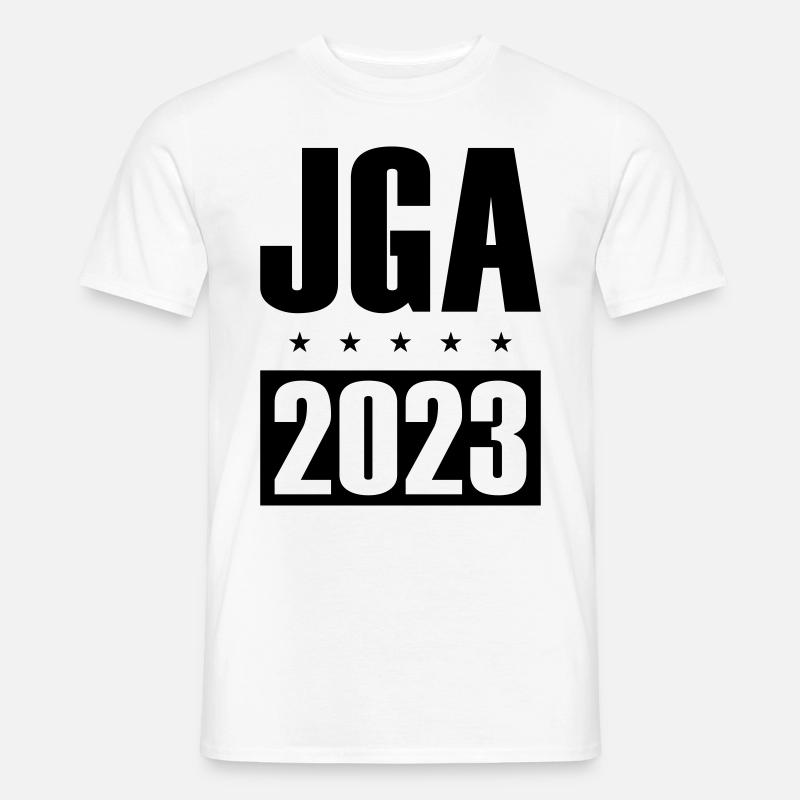 Jga 2023 Junggesellenabschied - Männer T-Shirt - Weiß