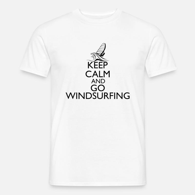 Windsurfer Windsurfing Surfen Windsurfen Windsurf - Männer T-Shirt - Weiß