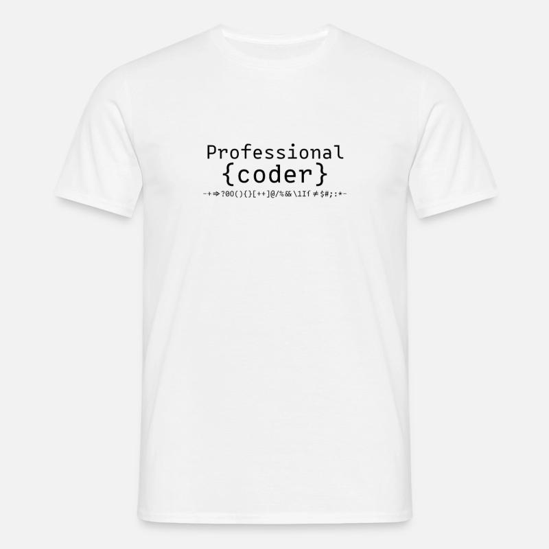 Programmer Programmer Programmer - Men's T-Shirt - white