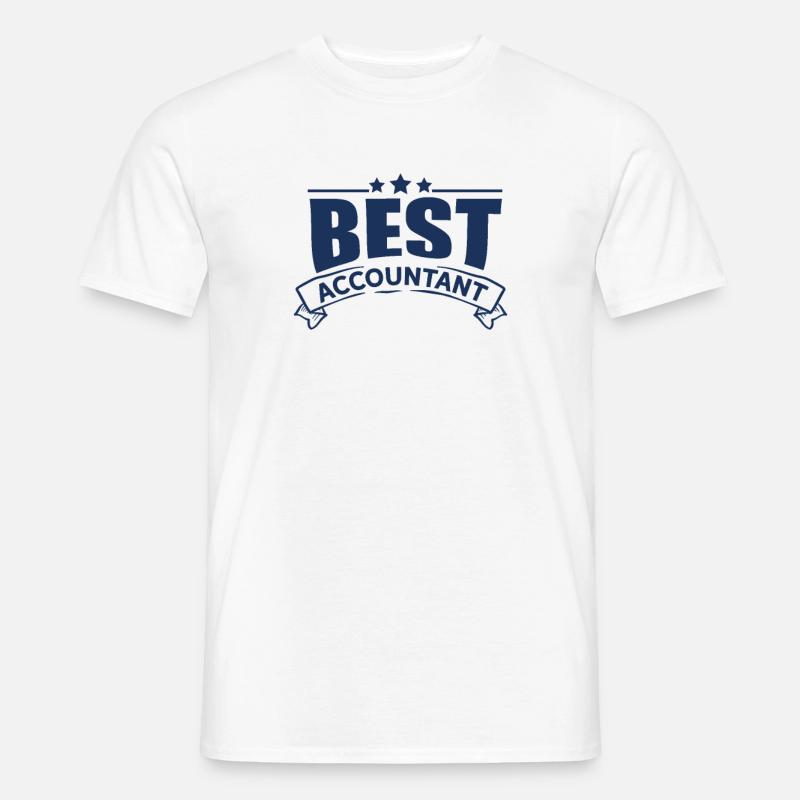 Buchhalter Buchhalter Buchhalter Buchhalter - Männer T-Shirt - Weiß