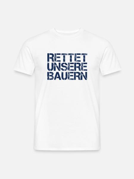 Protest Demonstration Landwirt Bauernprotest Bauer - Männer T-Shirt - Weiß
