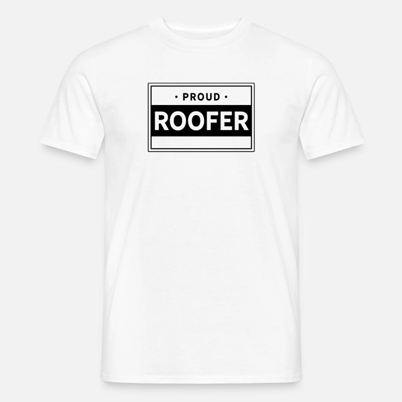 Team Dachdecker Dachdeckerin Dachdecken Dächer - Männer T-Shirt - Weiß