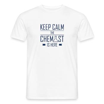Chemistry chemist chemical chemist team - Men's T-Shirt - white - Front - AI Model Male 178 dark (178cm)