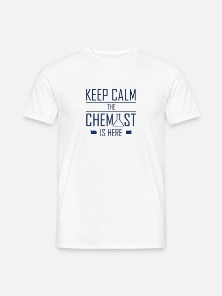 Team di chimico chimico chimico - T-shirt uomo - bianco