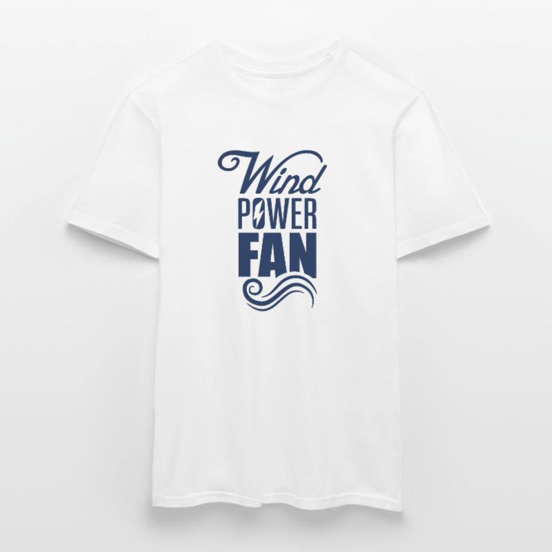 Éolienne éolienne éolienne éolienne énergie éolienne T-shirt homme
