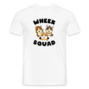 Wheek Squad - Guinea Pig - Men's T-Shirt - white - Front - AI Model Male 178 dark (178cm)