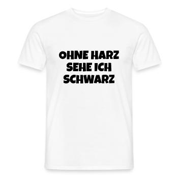 Harz Torfhaus Wanderung Harzer Brocken - Männer T-Shirt - Weiß - Vorne - AI Model Male 178 dark (178cm)