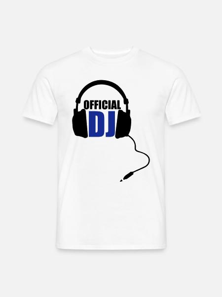 OfficialDJ - Men's T-Shirt - white