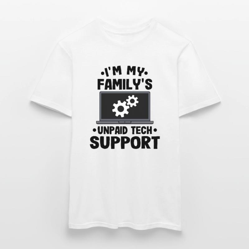 Funny Unpaid Tech Support Technical Support Gift Men's T-Shirt