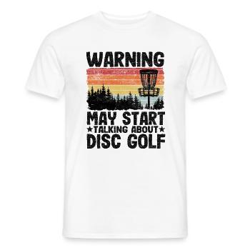 Disc Golf Joueurs Vintage Drôle Cadeau Frisbee - T-shirt homme - blanc - Devant - AI Model Male 178 dark (178cm)