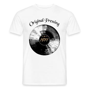 Geburtstag 1971 Geboren - Männer T-Shirt - Weiß - Vorne - AI Model Male 178 dark (178cm)