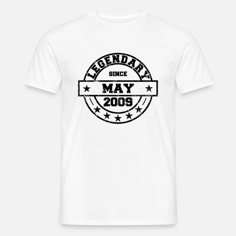 Legendary since May 2009 - Geburtstag - Männer T-Shirt - Weiß