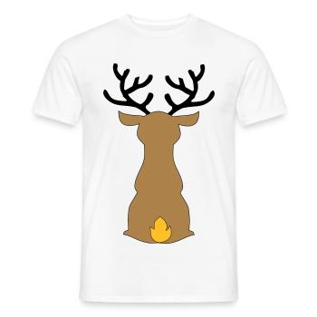 Funny gifts for Christmas - Men's T-Shirt - white - Front - AI Model Male 178 dark (178cm)