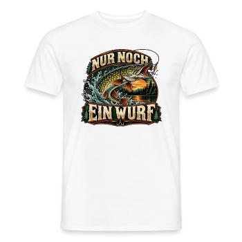 Nur Noch Ein Wurf Pike Design - Männer T-Shirt - Weiß - Vorne - AI Model Male 178 dark (178cm)