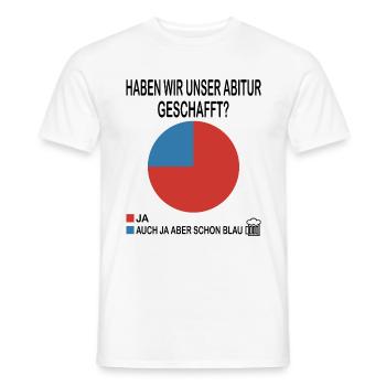 Abitur 2023 Abschlussklasse - Männer T-Shirt - Weiß - Vorne - AI Model Male 178 dark (178cm)