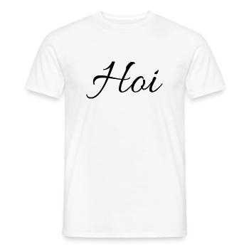 Hoi Kerle Süddeutschland Gruß Dialekt Süß Geschenk - Männer T-Shirt - Weiß - Vorne - AI Model Male 178 dark (178cm)