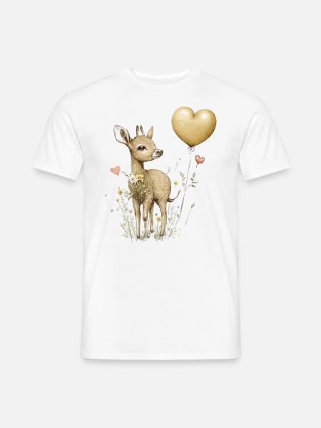 Mignon chevreuil - T-shirt homme - blanc