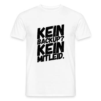 Admin Administrator Informatik Computer - Männer T-Shirt - Weiß - Vorne - AI Model Male 178 dark (178cm)