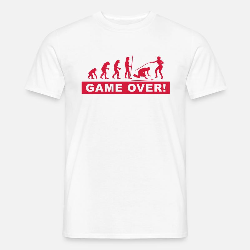 evolution_wedding4 - Männer T-Shirt - Weiß