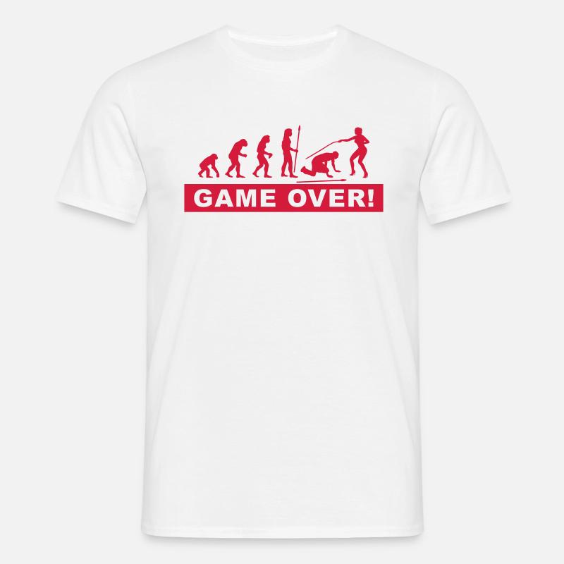 evolution_wedding4 - Men's T-Shirt - white