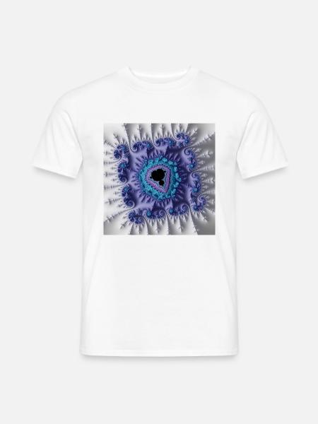 Fraktal #X24 - Männer T-Shirt - Weiß