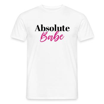 Absolutes Babe - Männer T-Shirt - Weiß - Vorne - AI Model Male 178 dark (178cm)