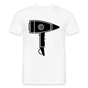 Föhn - Männer T-Shirt - Weiß - Vorne - AI Model Male 178 dark (178cm)