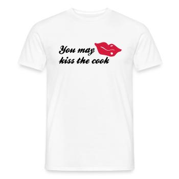 cook - Men's T-Shirt - white - Front - AI Model Male 178 dark (178cm)