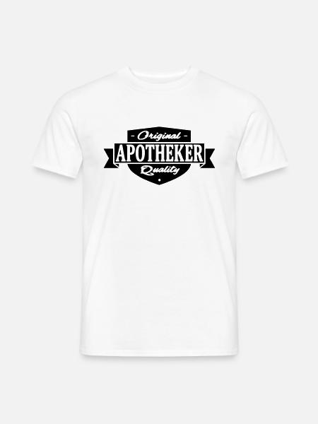 apotheker - Männer T-Shirt - Weiß