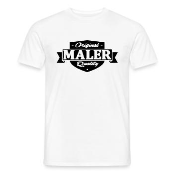 maler - Männer T-Shirt - Weiß - Vorne - AI Model Male 178 dark (178cm)
