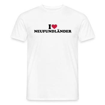 Neufundländer - Männer T-Shirt - Weiß - Vorne - AI Model Male 178 dark (178cm)