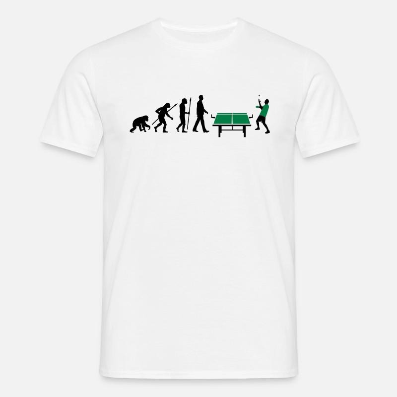 evolution_table_tennis_072012_a_2c - Men's T-Shirt - white