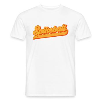 Farben änderbar | Spikeball Spike Ball Roundnet - Männer T-Shirt - Weiß - Vorne - AI Model Male 178 dark (178cm)