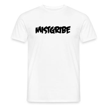 Mistgribe black - Men's T-Shirt - white - Front - AI Model Male 178 dark (178cm)