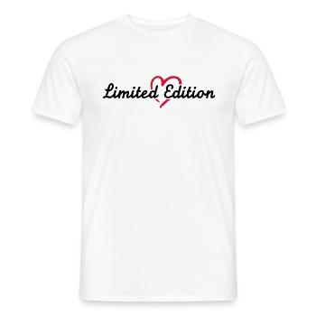 Limited Edition - Men's T-Shirt - white - Front - AI Model Male 178 dark (178cm)