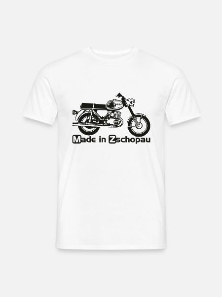MZ TS250 Zschopau - Männer T-Shirt - Weiß