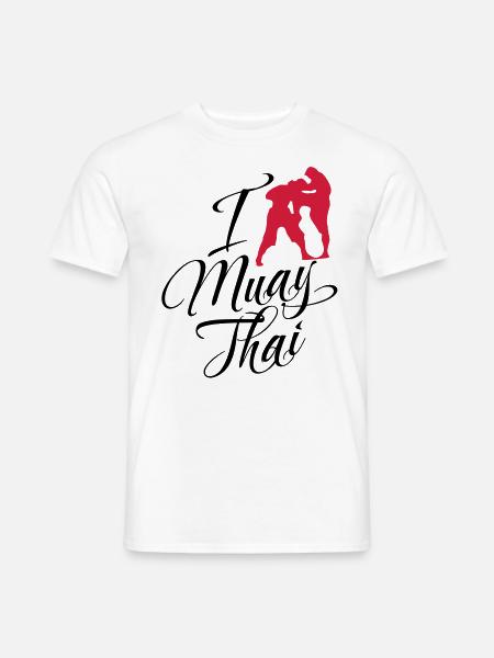 I Love Muay Thai - Men's T-Shirt - white