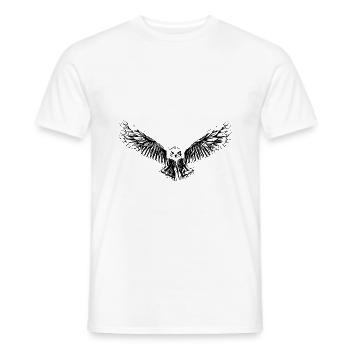 Chouette - T-shirt homme - blanc - Devant - AI Model Male 178 dark (178cm)
