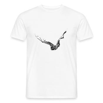 chauve-souris - T-shirt homme - blanc - Devant - AI Model Male 178 dark (178cm)
