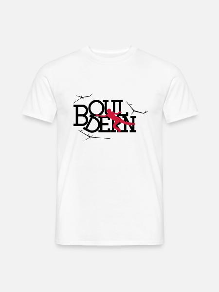 bouldern - Männer T-Shirt - Weiß