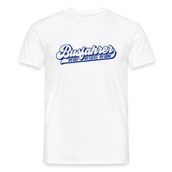 Busfahrer | Farben änderbar - Männer T-Shirt - Weiß - Vorne - AI Model Male 178 dark (178cm)