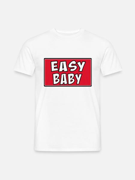 EasyBaby - Männer T-Shirt - Weiß