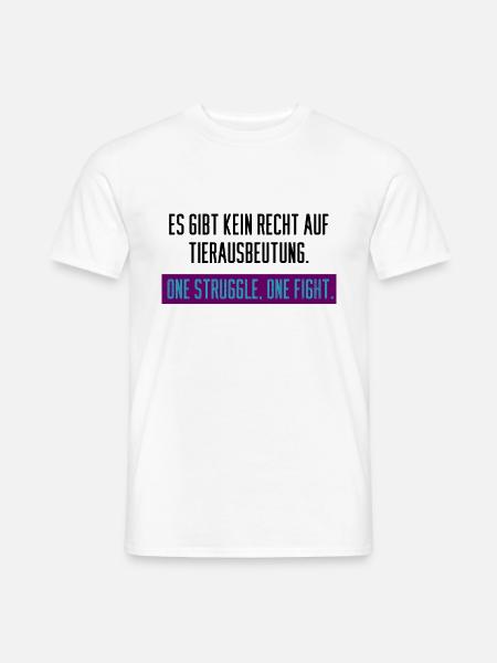 tierschutz - Männer T-Shirt - Weiß