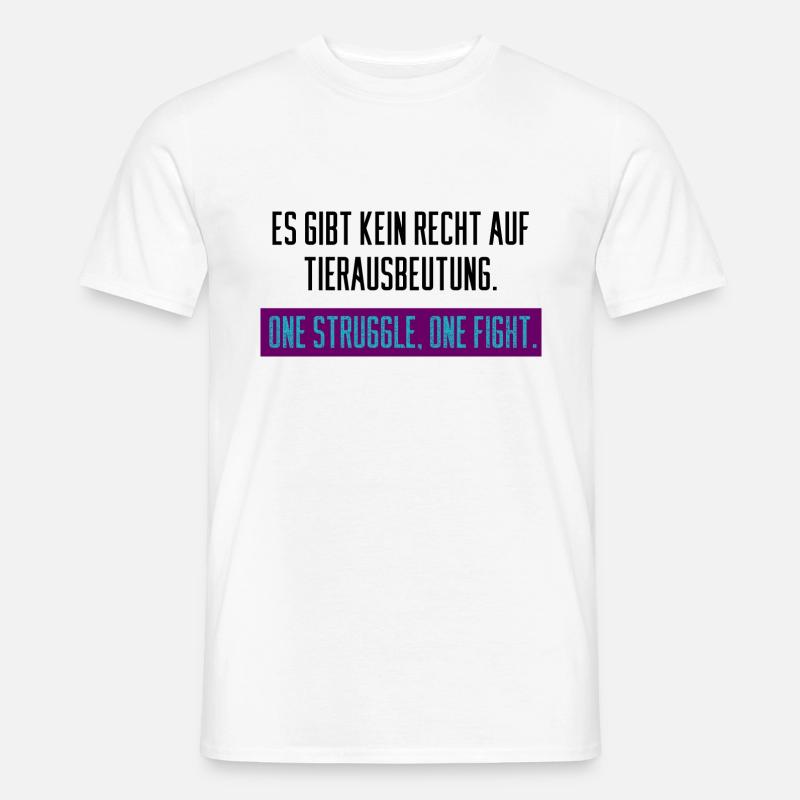 tierschutz - Männer T-Shirt - Weiß